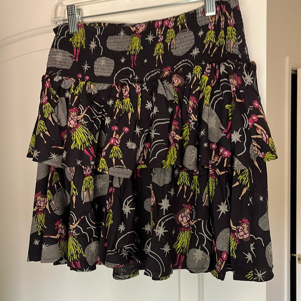 COPY - Ariat Western Aloha Skirt. 2 ruffle skirt.